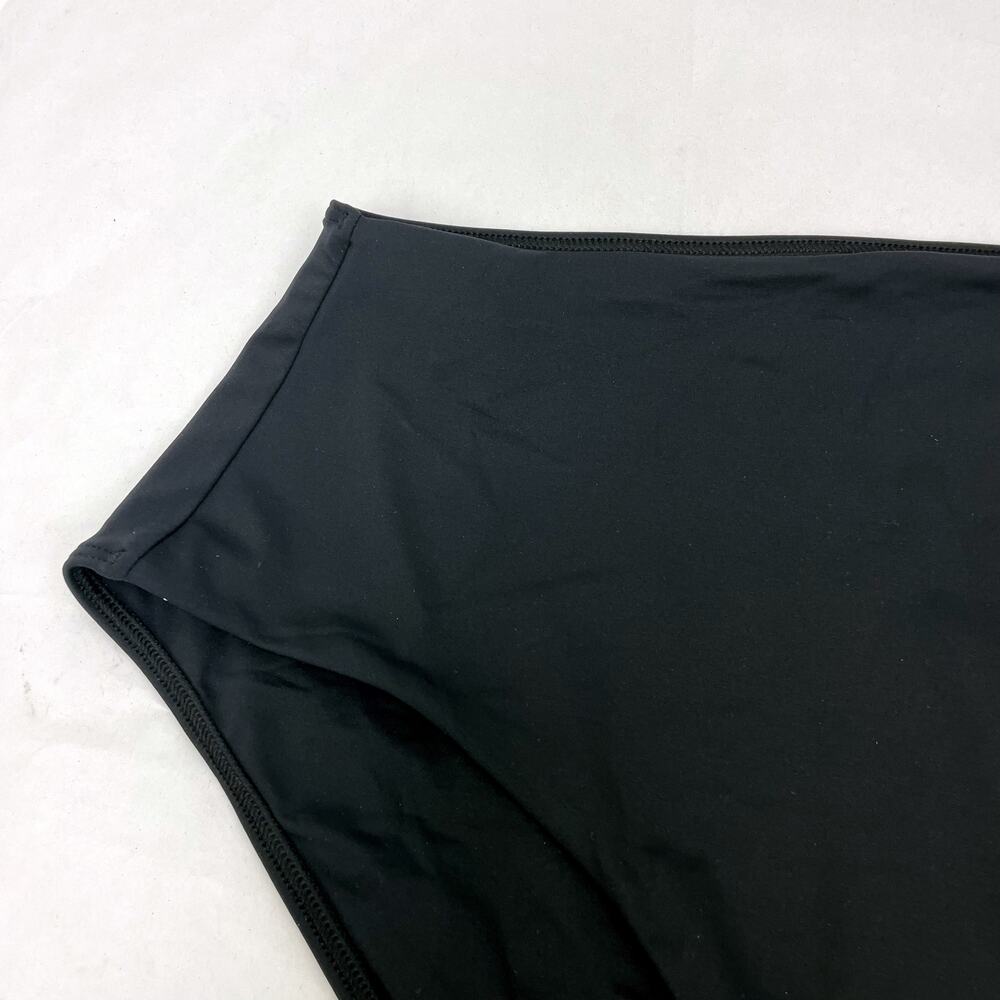 Everlane Womens The High-Rise Hipster Bikini Bottom XL Swimwear Black NWT - Picture 5 of 8